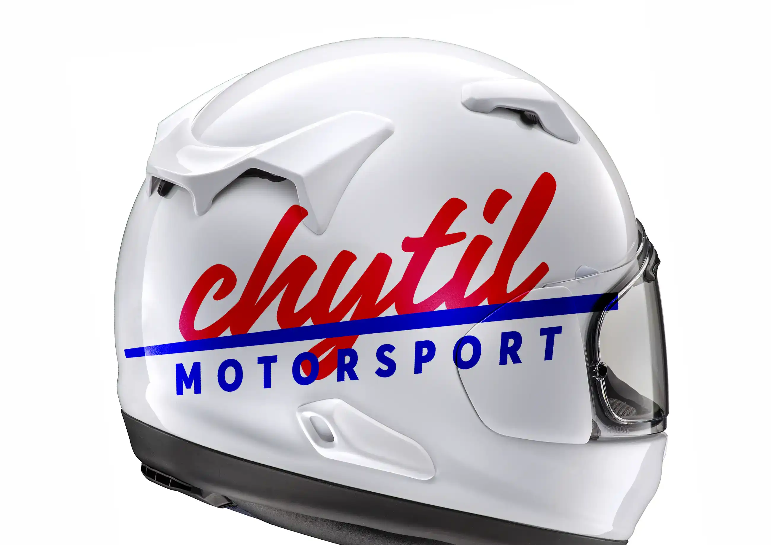Chytil motosrpot - logo a polep závodní helmy.