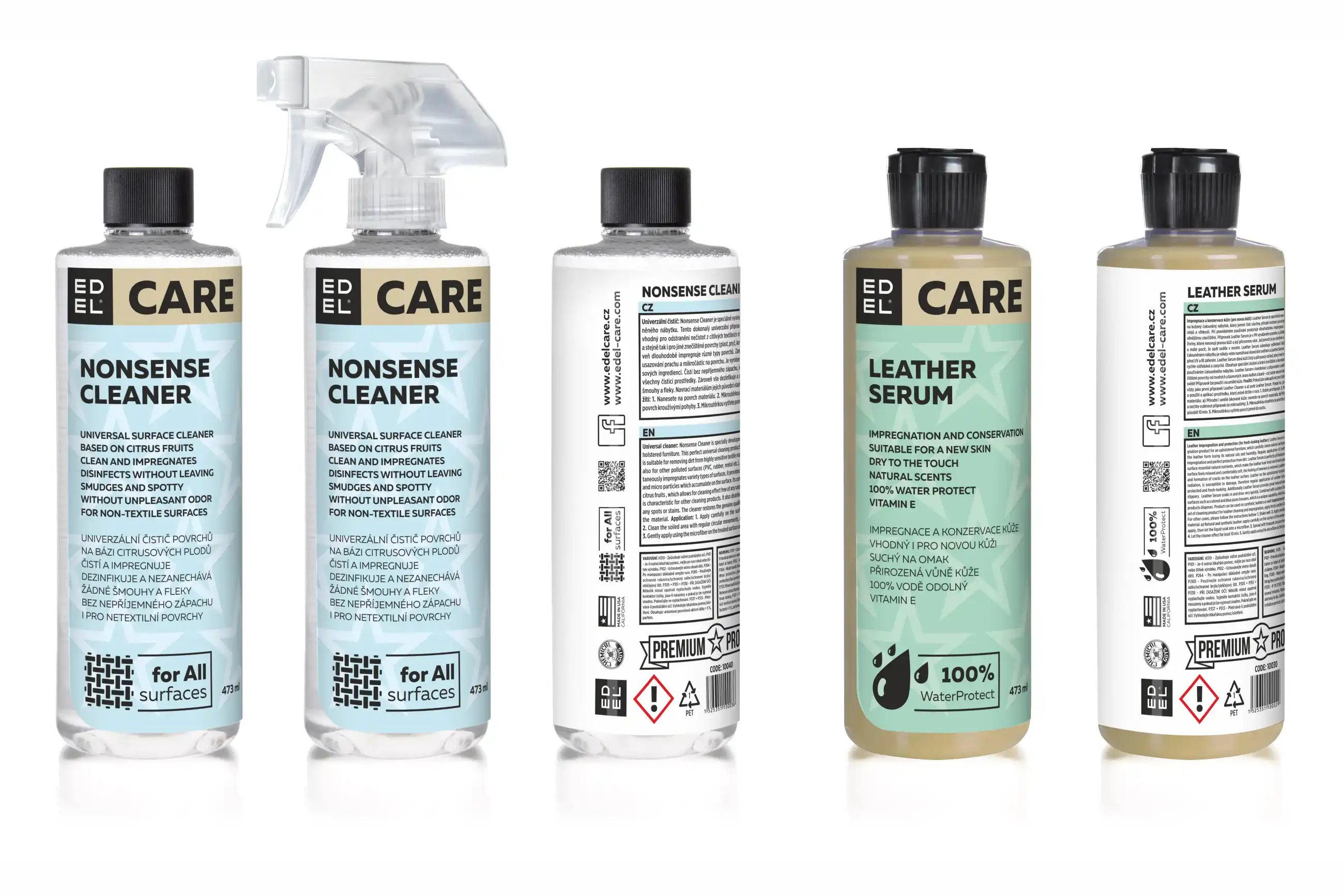 EDEL CARE - design obalů výrobků.