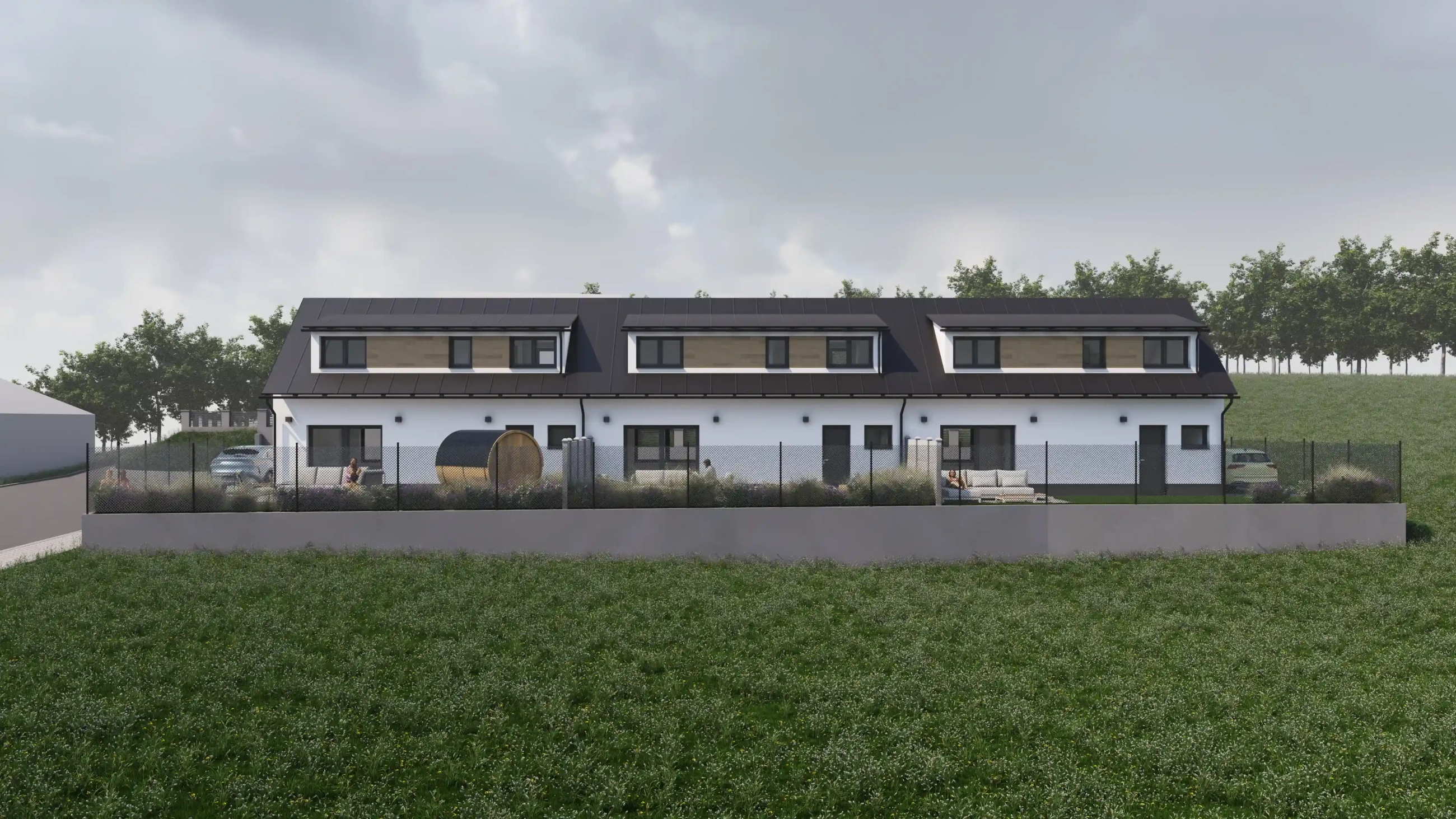 Valaška - bytový komplex z papučárny.