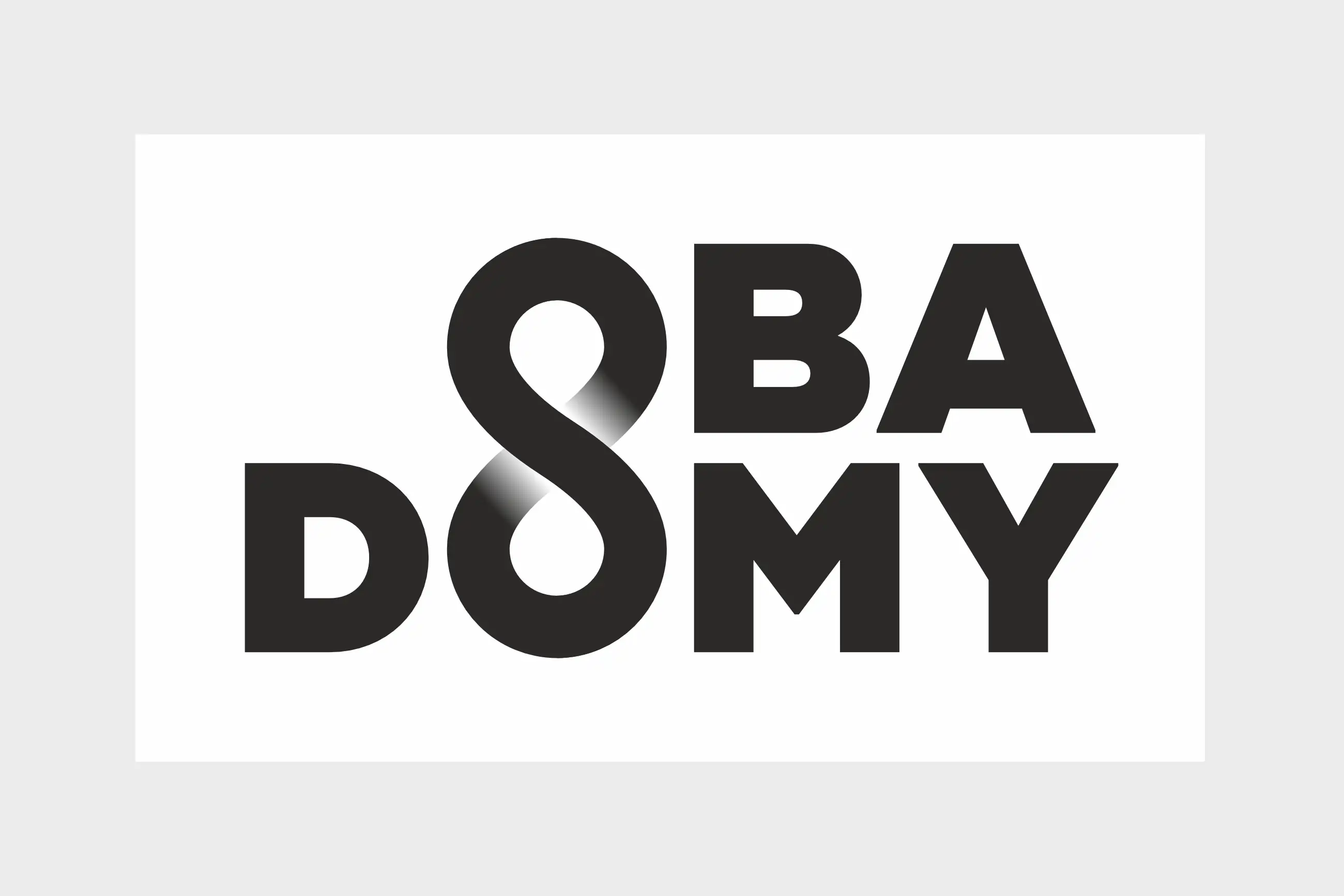 OBA DOMY moderní logo projektu.