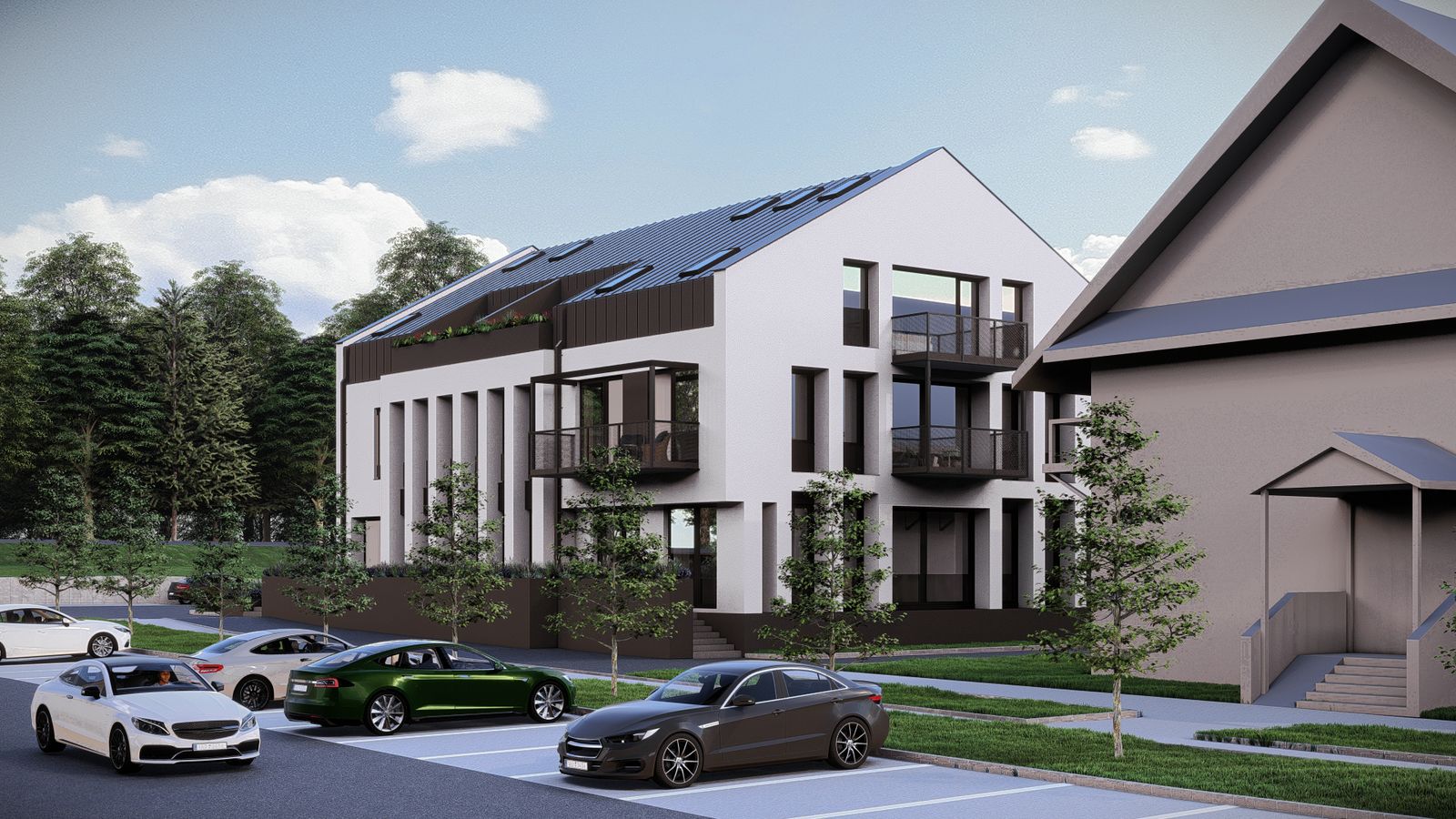 Projekt FORM, design bytového komplexu od skici po výsledek.